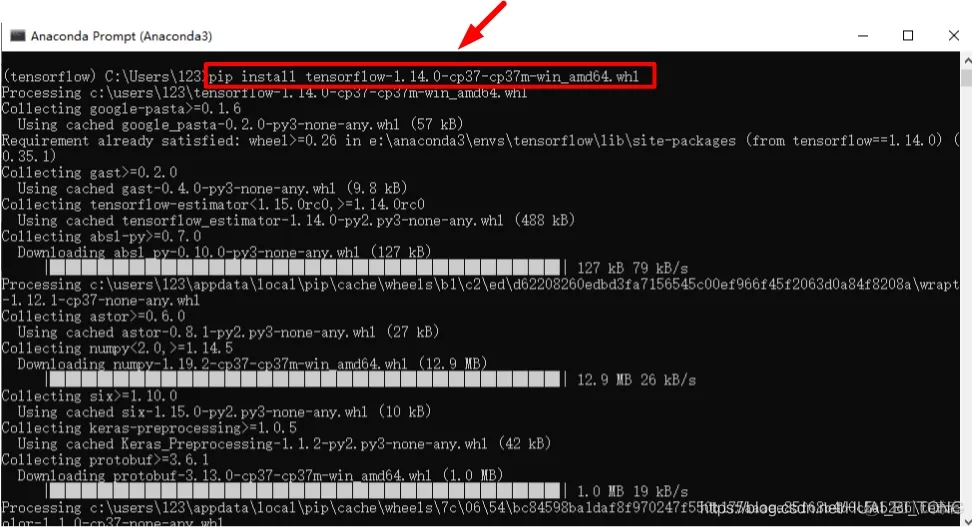 TensorFlow的安装（Anaconda+TensorFlow+PyCharm）_TensorFlow_06